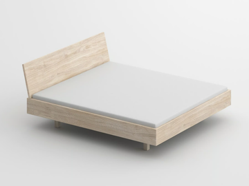 QUADRA SOFT - Solid wood double bed by Vitamin Design - view 2